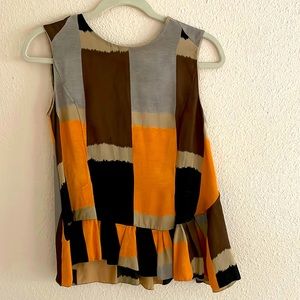 Marni sleeveless blouse in EUC